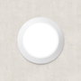 Fumagalli Plafonnier surface rond Berta Translucide E27 Blanc Résine UV IP66 Ø275 x 80 mm