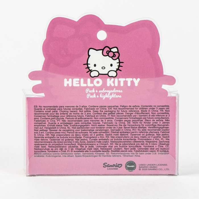 Surligneur Hello Kitty Rose 5 Pièces