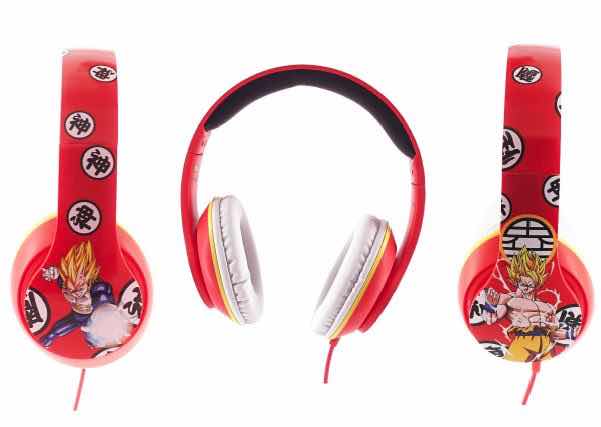 Madcow Entertainment Casque Dragon Ball Z Goku Vegeta Teknofun Filaire 1.2m 150dB Madcow Entertainment Casque Dragon Ball Z Goku Vegeta Teknofun Filaire 1.2m 150dB