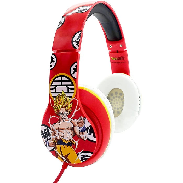 Madcow Entertainment Casque Dragon Ball Z Goku Vegeta Teknofun Filaire 1.2m 150dB Madcow Entertainment Casque Dragon Ball Z Goku Vegeta Teknofun Filaire 1.2m 150dB