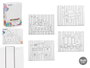 PINCELLO Lot de 16 toiles de loisirs créatifs véhicules assortis 30x40cm