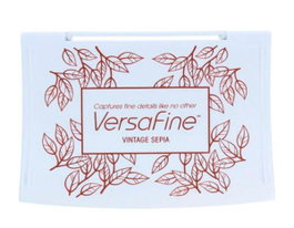 Tsukineko Versafine Tampon encreur Sepia Vintage 95x65mm