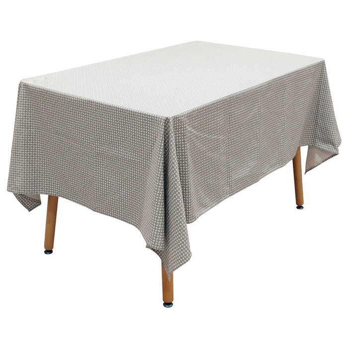 Home Deco Factory Nappe Rectangulaire Imprimé Feuilles 140x240 cm