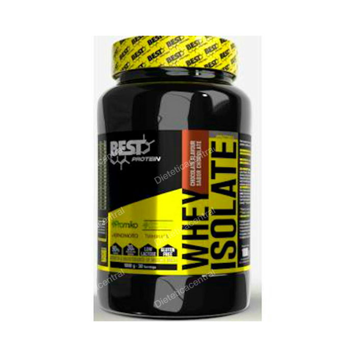 BEST PROTEIN Proteine Whey Isolate Chocolate 90% - 1000 g - Concentre de proteine de lactoserum en poudre pour la musculation et la recuperation BEST PROTEIN Proteine Whey Isolate Chocolate 90% - 1000 g - Concentre de proteine de lactoserum en poudre pour la musculation et la recuperation