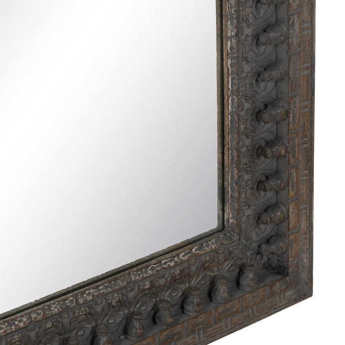 BigBuy Home Miroir mural Brun foncé Vertical 84 x 4,5 x 169 cm BigBuy Home Miroir mural Brun foncé Vertical 84 x 4,5 x 169 cm