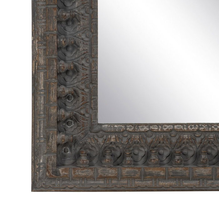 BigBuy Home Miroir mural Brun foncé Vertical 84 x 4,5 x 169 cm BigBuy Home Miroir mural Brun foncé Vertical 84 x 4,5 x 169 cm