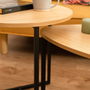 Table d'appoint Vinthera Moa 2 Pièces Métal