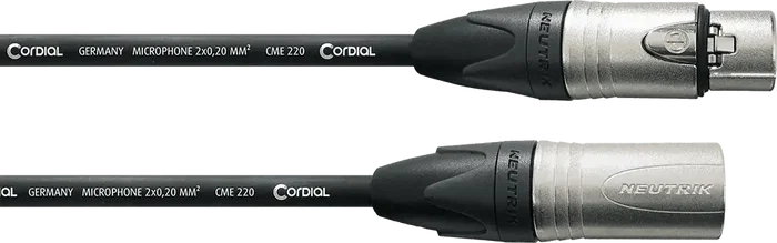 CORDIAL Câble Microphone XLR 5 M