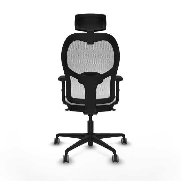 Piqueras y Crespo Chaise de Bureau Jorquera avec Appui-tête Blanc