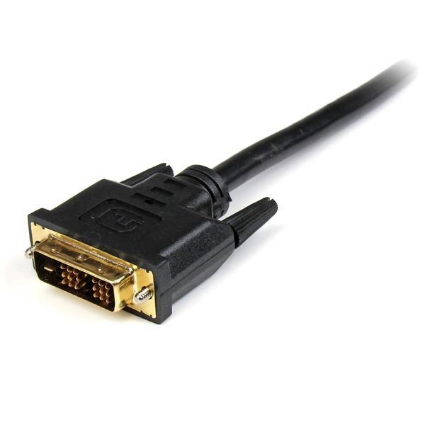 StarTech.com Câble HDMI vers DVI-D 1 m - DVI-D Mâle vers HDMI Mâle - Noir StarTech.com Câble HDMI vers DVI-D 1 m - DVI-D Mâle vers HDMI Mâle - Noir