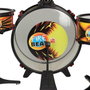 Reig Batería completa Fire Beat, Batterie complète enfant 4 ans et plus, en plastique, 4 pièces