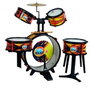 Reig Batería completa Fire Beat, Batterie complète enfant 4 ans et plus, en plastique, 4 pièces
