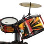 Reig Batería completa Fire Beat, Batterie complète enfant 4 ans et plus, en plastique, 4 pièces