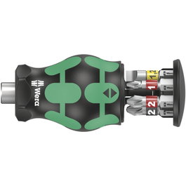 Wera Kraftform Kompakt Stubby Magazine 2 avec 6 embouts