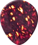 Dunlop Pack 12 Púas Genuine Celluloid Teardrop Shell - Thin