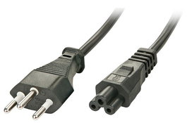 Lindy Câble d'alimentation secteur, prise Suisse (type CH) vers connecteur IEC C5, longueur 2 m, noir