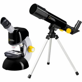 Bresser Kit télescope et microscope National Geographic pour débutant