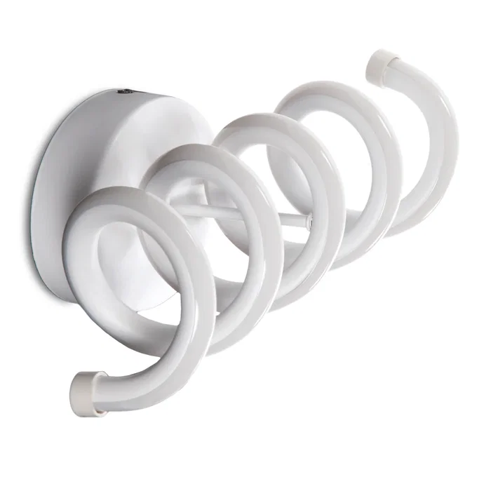 HO-WL Applique mural LED Spring-1, 10W, 730 lm, 2700K blanc chaud, blanc, IP25, pour intérieur
