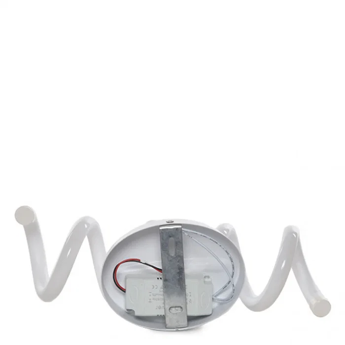 HO-WL Applique mural LED Spring-1, 10W, 730 lm, 2700K blanc chaud, blanc, IP25, pour intérieur