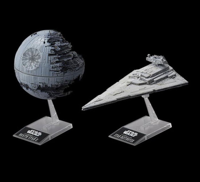 Bandai Star Wars Maquette Death Star II & Imperial Star Destroyer Bandai Star Wars Maquette Death Star II & Imperial Star Destroyer