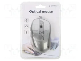 GEMBIRD Souris Optique MUS-6B-01-BG Noir et Gris