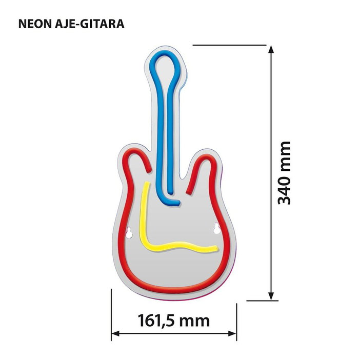 Activejet AJE-NEON GITARA Multicolore Activejet AJE-NEON GITARA Multicolore