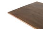 GINER Y COLOMER Table de Salle à Manger en Bois de Mango 220 cm, Taille Rectangulaire avec Base Centrale et Finition Noisette