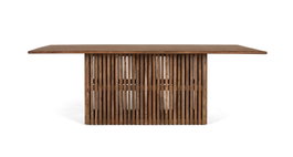GINER Y COLOMER Table de salle à manger en bois de manguier 220 cm Avellana