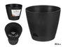 Ibergarden Macette 30,5 cm Diamètre Noir Plastique (PP) (Set de 12)