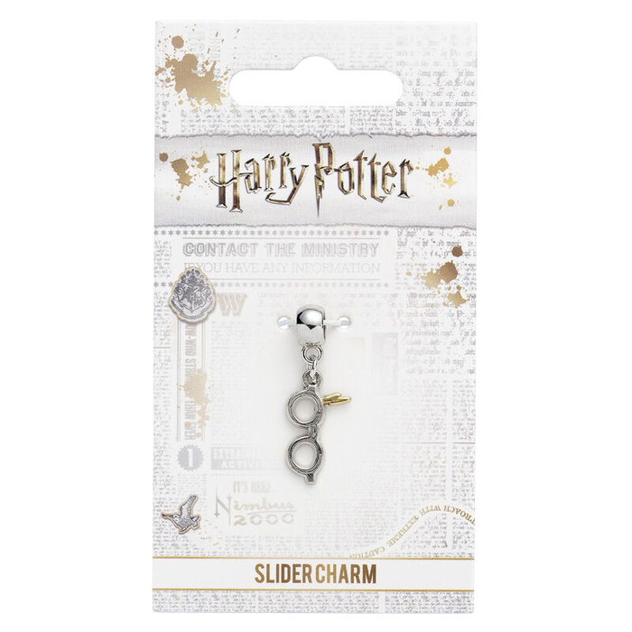 THE CARAT SHOP Pendentif Harry Potter Bolt avec lunettes - Charm - 95 mm x 15 mm x 6 mm - Poids 82 g THE CARAT SHOP Pendentif Harry Potter Bolt avec lunettes - Charm - 95 mm x 15 mm x 6 mm - Poids 82 g