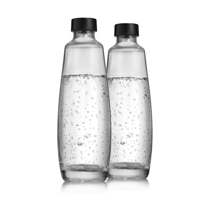 SodaStream Lot de 2 bouteilles en verre de 1L pour DUO SodaStream Lot de 2 bouteilles en verre de 1L pour DUO