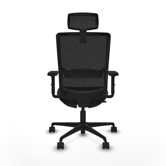 Piqueras Y Crespo Haches Chaise de bureau avec mécanisme Sincro/Traslack, Noir