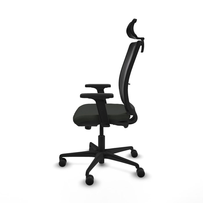 Piqueras Y Crespo Haches Chaise de bureau avec mécanisme Sincro/Traslack, Noir