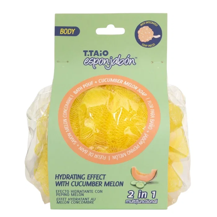 Esponjabon Savon et éponge 2-en-1 au concombre hydratant Esponjabon Savon et éponge 2-en-1 au concombre hydratant