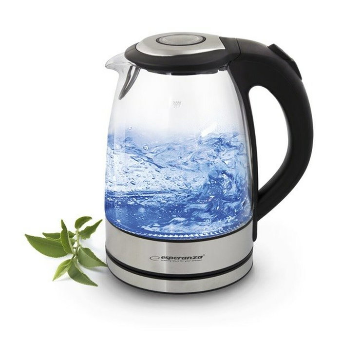 Esperanza Bouilloire EKK012 Noir verre et Plastique 1,7 L Esperanza Bouilloire EKK012 Noir verre et Plastique 1,7 L