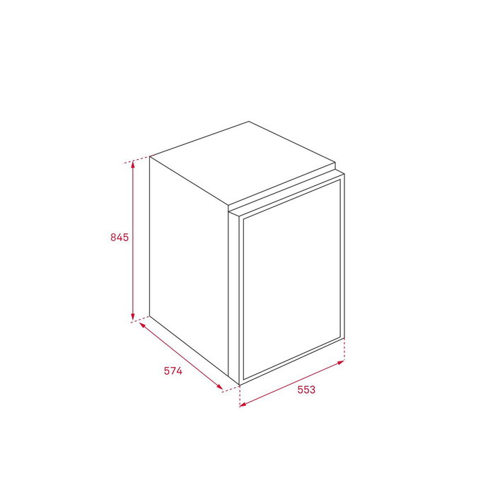 Congélateur Teka RSF10080EU Blanc