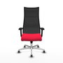 Piqueras y Crespo Chaise de Bureau Albacete Rouge et Noir