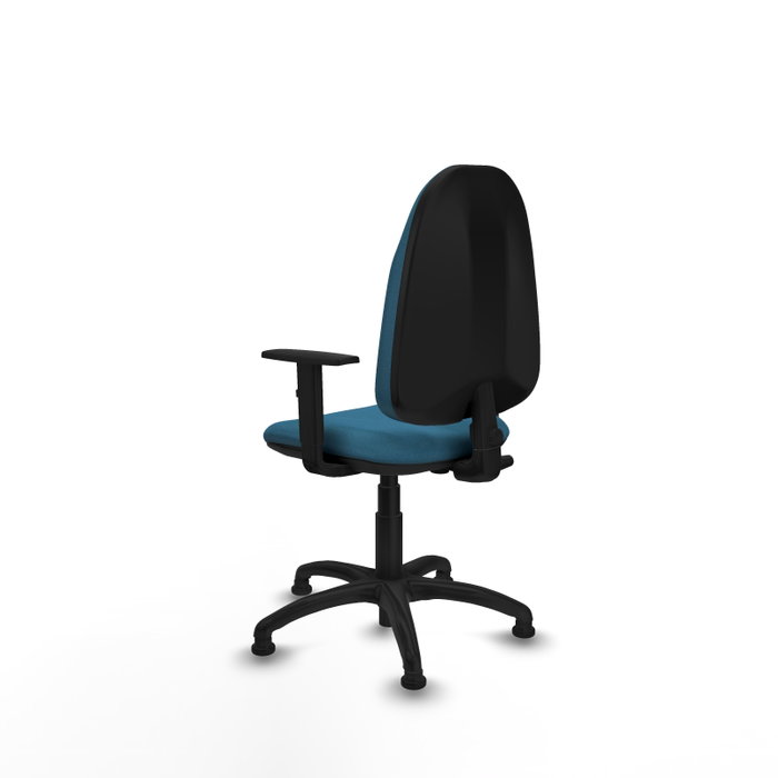PIQUERAS Y CRESPO Chaise de bureau Algarra, tissu vert pétrole, accoudoirs 1D PIQUERAS Y CRESPO Chaise de bureau Algarra, tissu vert pétrole, accoudoirs 1D