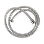 ORYX Flexible de douche en acier inoxydable 1,50 m avec accessoires en laiton