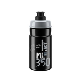 Elite Bidon Jet Negro/Logo Gris 350 ml