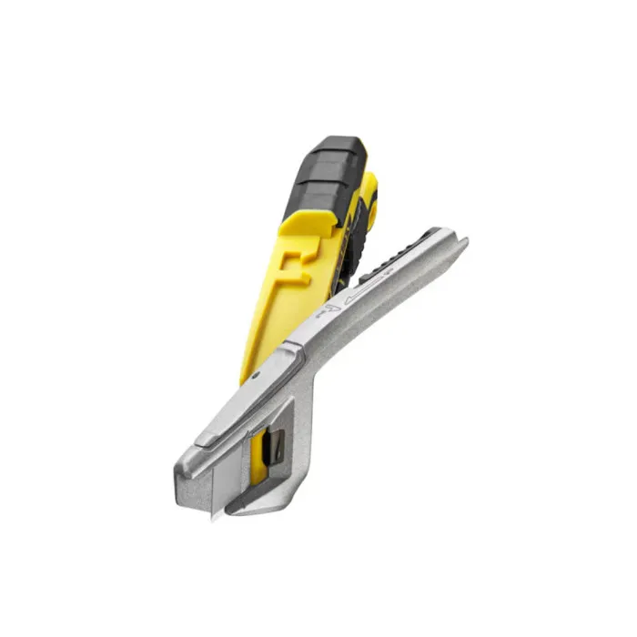 Stanley Fatmax Cutter Quick-Snap FATMAX 18mm Bouton Poussoir, Systeme de Changement de Lame Rapide, Réglage Précise de Coupe - FMHT10594-0
