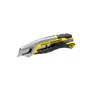 Stanley Fatmax Cutter Quick-Snap FATMAX 18mm Bouton Poussoir, Systeme de Changement de Lame Rapide, Réglage Précise de Coupe - FMHT10594-0