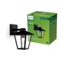 Philips Kinno Aplique extérieur E27 25 W Noir IP44 Lumière vers le bas 21 x 17 x 25 cm