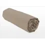 Home Linge Passion Drap Housse Microfibre HP72126 - 160 x 200 cm - Bonnet 30 cm - Beige - Tissu souple et facile d'entretien