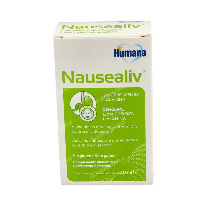 HUMANA Nausealiv - Solution pour le mal des transports - Flacon de 30 ml HUMANA Nausealiv - Solution pour le mal des transports - Flacon de 30 ml