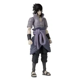 Figurine Bandai Naruto Shippuden Anime Heroes Sasuke Uchiwa 17 cm avec 16 points d'articulation - figurine collector détaillée