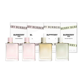 Burberry Coffret Parfums Femme : Her Eau de Parfum 2 x 5 ml + Her Eau de Toilette 5 ml + London Dream Eau de Parfum 5 ml