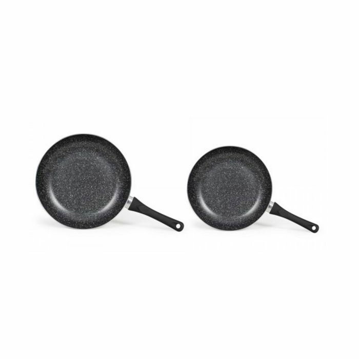 Livoo Set de 2 poêles aspect pierre, Ø 24 et 28 cm Livoo Set de 2 poêles aspect pierre, Ø 24 et 28 cm