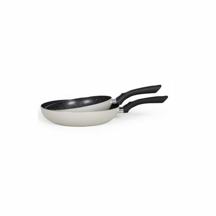 Livoo Set de 2 poêles aspect pierre, Ø 24 et 28 cm Livoo Set de 2 poêles aspect pierre, Ø 24 et 28 cm