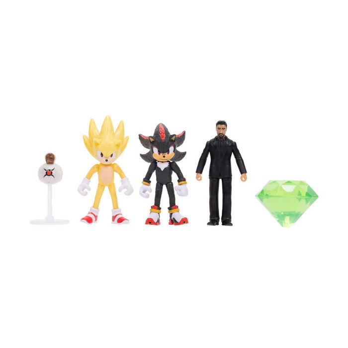 JAKKS PACIFIC - Blister de 5 figurines Sonic Wave 1 - Environ 6 cm - Figurines à collectionner